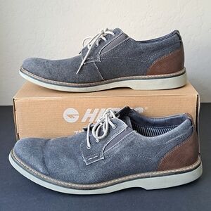 Nunn Bush Men's Barklay Canvas Oxfords Gunmetal Gray size 12